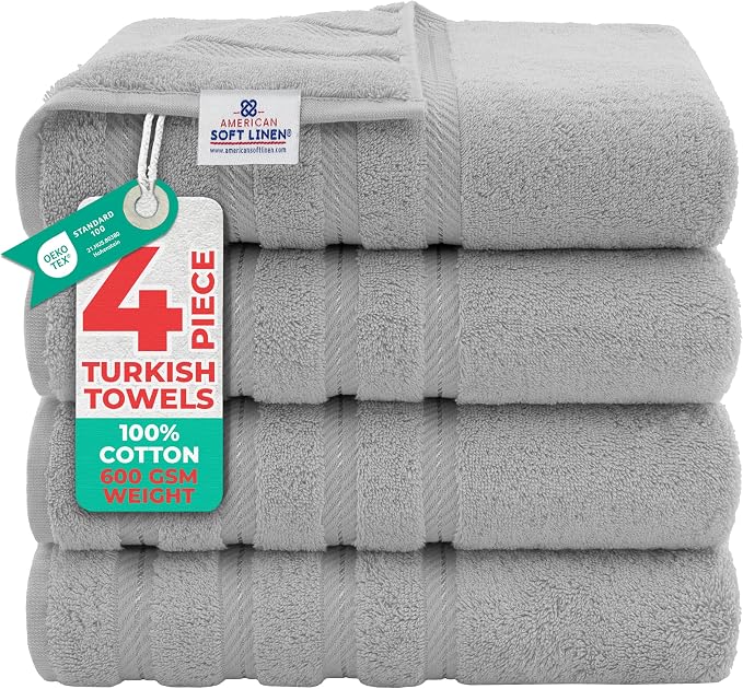 American Soft Linen 100% Cotton Luxury Turkish Towels by AmericanSoftLinen