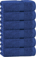 White Classic Navy Hand Towels for Bathroom Cotton Hand Towel Bulk for Gym by WhiteClassic