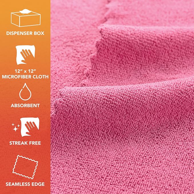 Arkwright Smart Rags Microfiber Cleaning Cloths, Lint Free 180 GSM Reusable - Image 2