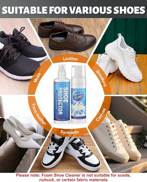 Jevvu Shoe Cleaner, Sneaker Cleaner Foam - Image 6