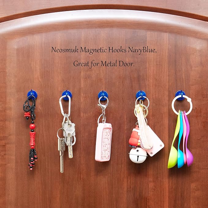 Neosmuk Magnetic Hooks, 40lb Heavy Duty, 10 Pack - Image 5