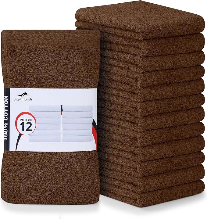 Utopia Towels Kitchen Bar Mops, 16x19 in, 100% Cotton, Machine Washable by Unknown