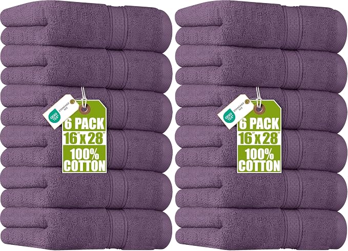 Utopia Towels 12 Pack Premium Hand Towels Set, 16 by 28 inches, 100% Ring Spun by UTOPIATOWELS