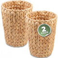 84ECO 2-Pack Wicker Trash Cans by 84ECO