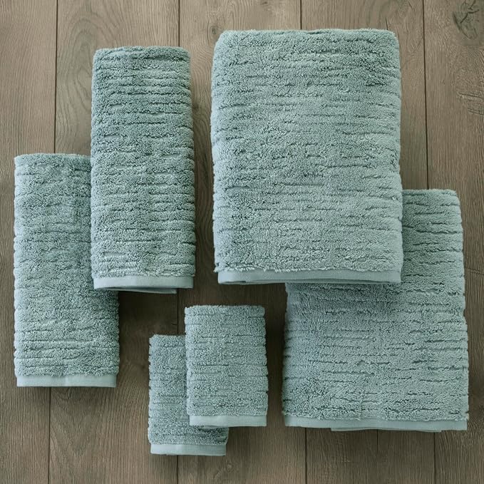 SKL Home CloudSoft Bath Towel, 100% Cotton Luxury, Teal | Premium spa-level - Image 6