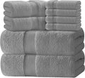 White Classic Luxury Bath Towel Set of 8 Pieces by WhiteClassic