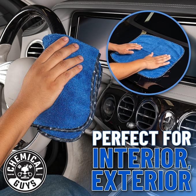 Chemical Guys, Professional Microfiber Towels, 16 x 16 in, 3 Pack - Image 4
