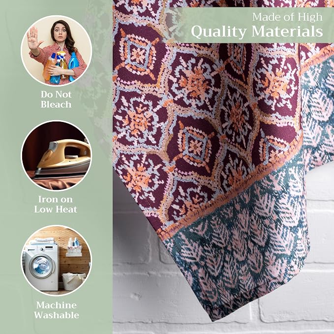 Maison d' Hermine Kitchen Towels Set of 3 Reusable 100% Cotton 27.50" x 20" - Image 3