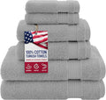 American Veteran Towel, 100% Cotton Turkish 6 Piece Towel Set, Luxury Towels by AmericanVeteranTowel