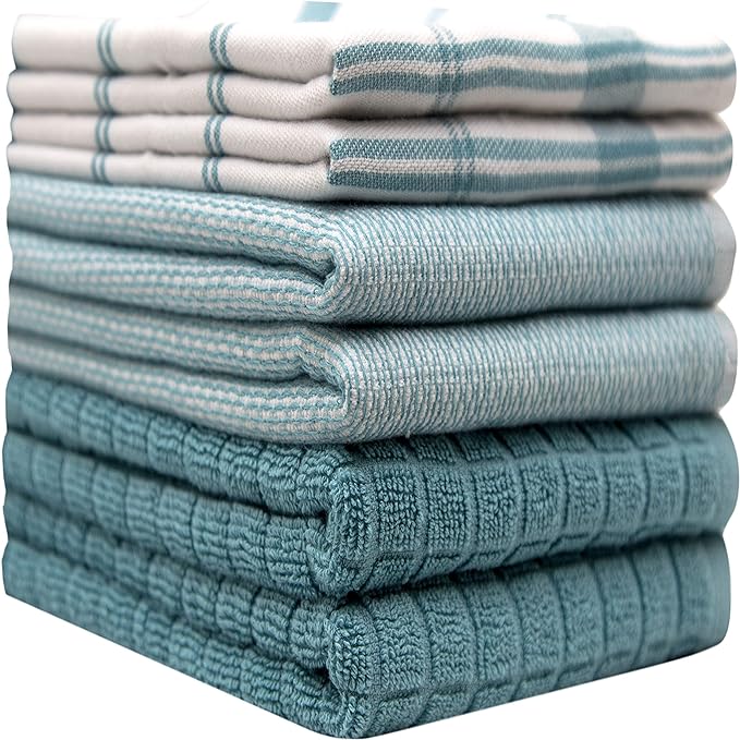 Premium Kitchen Towels 6 Pack 100% Cotton - Image 2