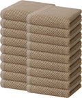 Homaxy 100% Cotton Waffle Weave Kitchen Dish Towels 18-Pack, Tan | 13 x 28 by Homaxy