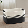 72L Large Woven Laundry Basket Hamper by SunNewt
