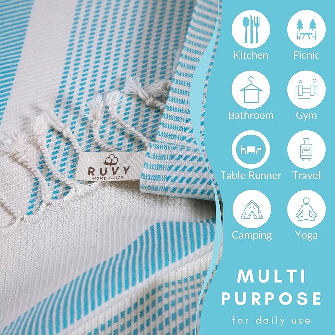 Ruvy Home Basics Turkish Hand Towels - Image 4