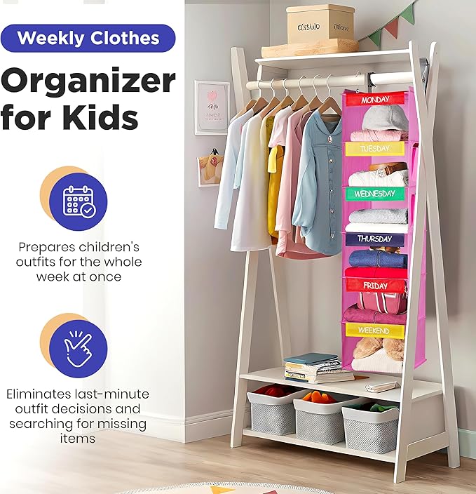 Handy Laundry Weekly Clothes Organizer - Image 3