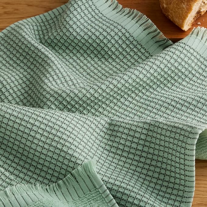 KitchenAid Gourmet Series Gridlines Kitchen Towels 3-Pack Set, 100% Cotton - Image 5