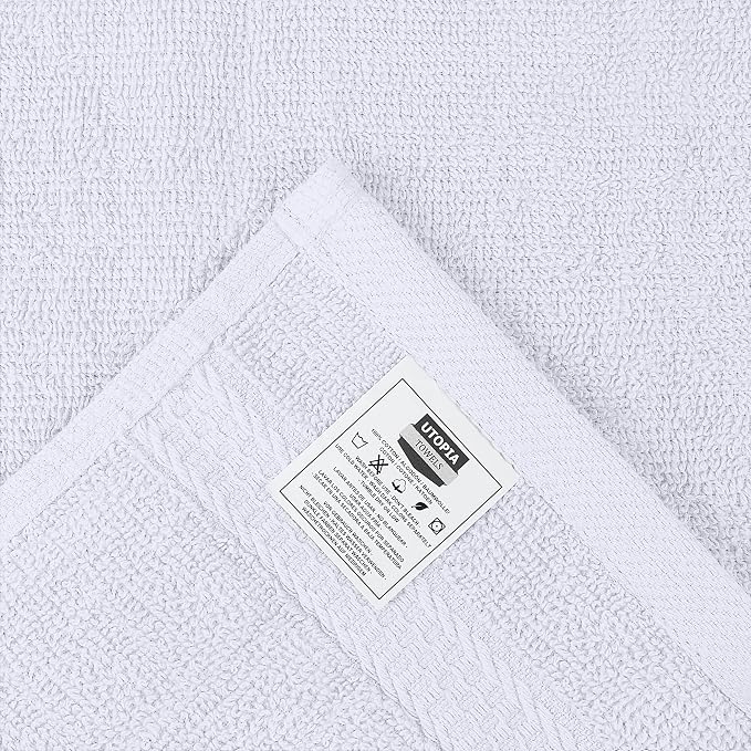 Utopia Towels 12 Pack Premium Wash Cloths, 12x12 in, 100% Cotton, Gym & Face - Image 2