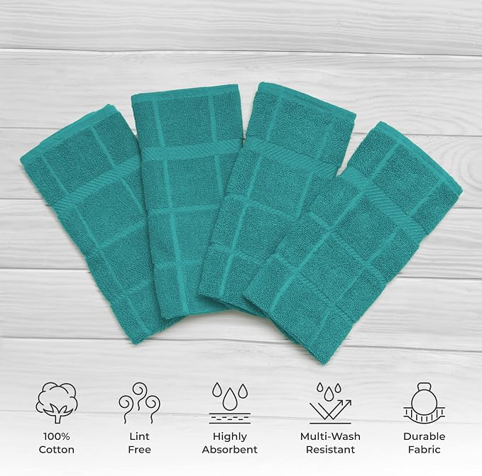 100% Cotton Terry Dish Cloth & Dish Towel) - Image 2