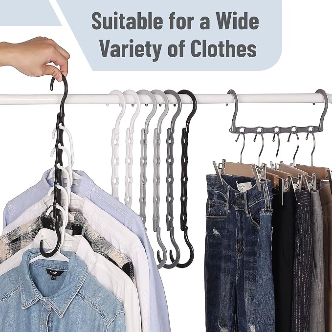 Mr. Pen- Space Saving Hangers, 360° Rotating Hooks | Magic Cascading Hanger - Image 8