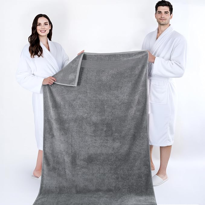 Cotton Paradise 100% Cotton Turkish Towel Set, Soft Absorbent Quick Dry - Image 5