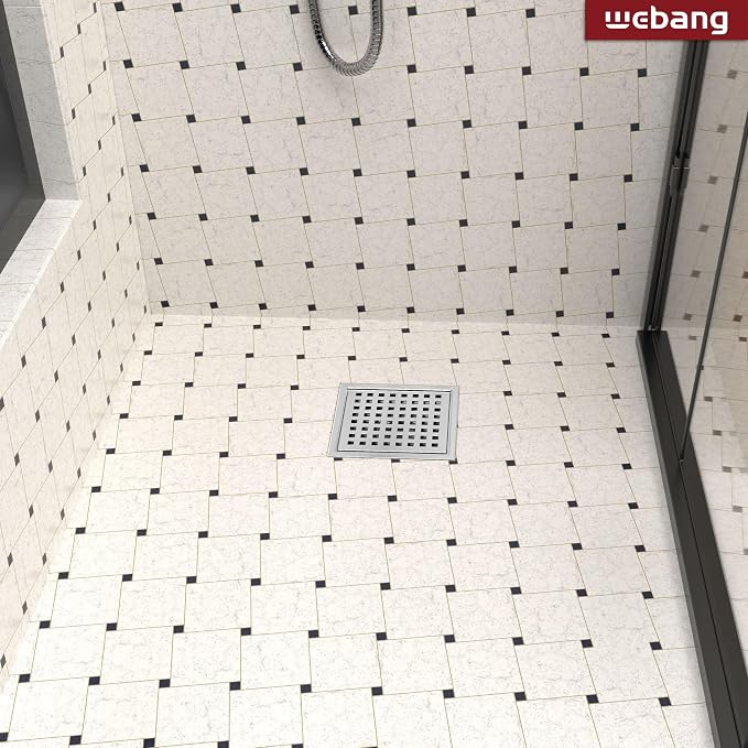 6 Inch Square Shower Floor Drain - Image 6