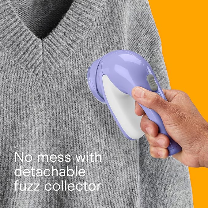 Conair Fabric Shaver and Lint Remover, Battery Operated Portable Fabric Shaver - Image 5