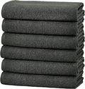 Great Bay Home 100% Cotton 6 Pack 26x16 Hand Towel Set by GreatBayHome