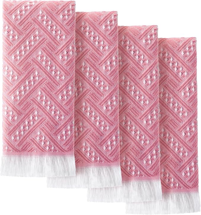 HunnmingRe 4 Pack Boho Hand Towel by HunnmingRe
