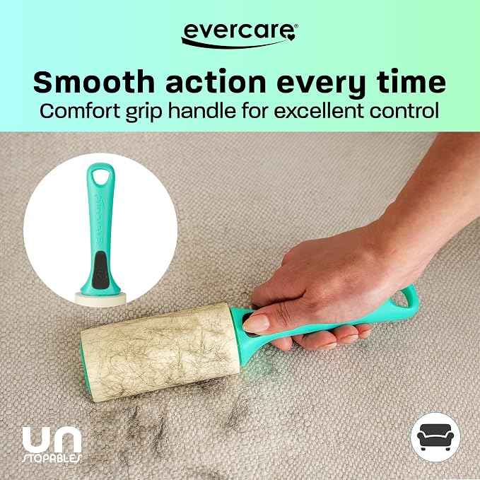 Evercare with Unstopables Fresh Scent All-Purpose Lint Roller, 80 Layers Per - Image 7