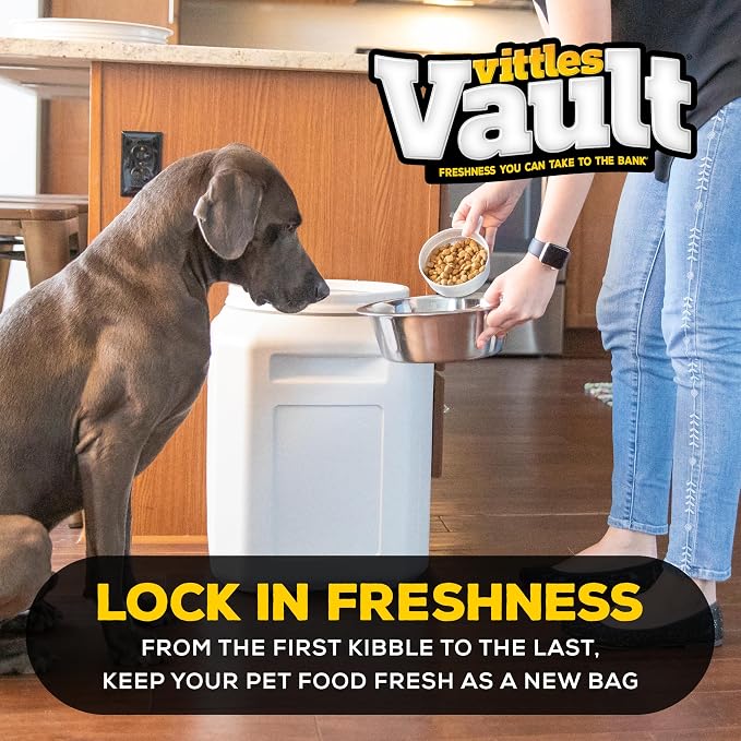 Vittles Vault Airtight Pet Food Storage Container + Scoop, Fits Up to 50lbs | - Image 5