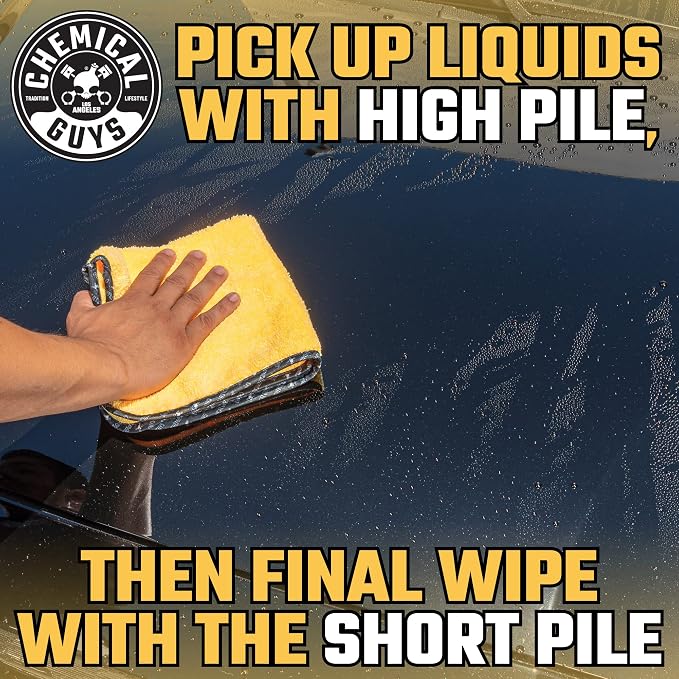 Chemical Guys, Professional Microfiber Towels, 16 x 16 in, 3 Pack - Image 4