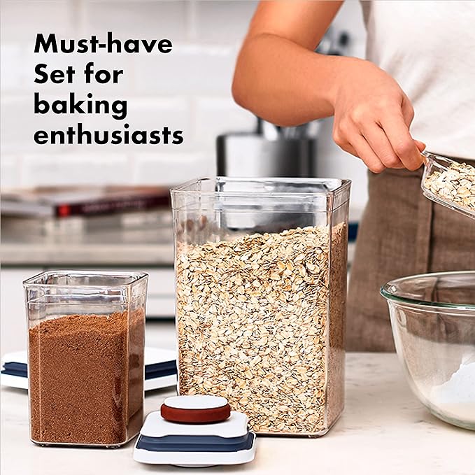 OXO Good Grips 8-Piece Baking Essentials POP Storage Container Set - Image 3