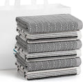 Kitchen Dish Towels for Drying Dishes, Large Cotton Kitchen Towels, Stripped by Unknown