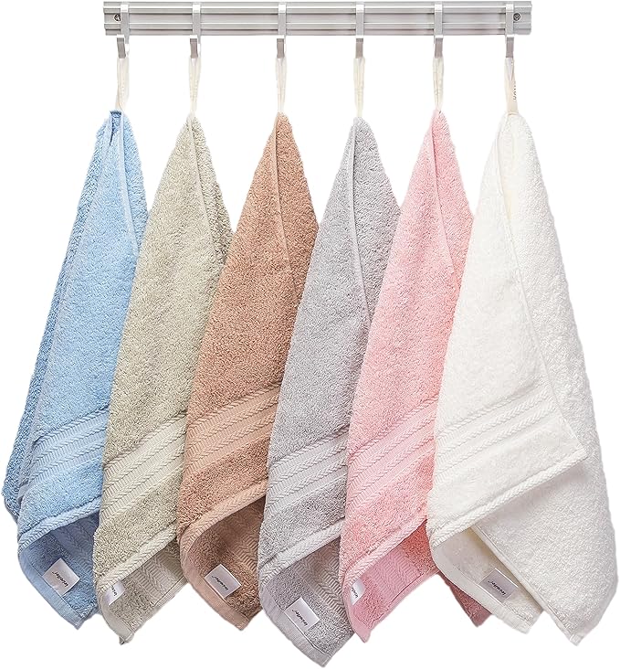Ultra Thick, Soft & Absorbent Cotton Hand Towels - Image 3