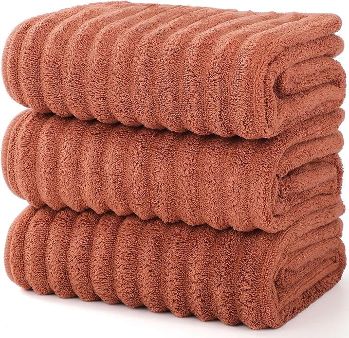 Luxury 3-Piece Quick-Dry Bath Towel Set – Ultra Soft Microfiber Towels | Hand - Image 2