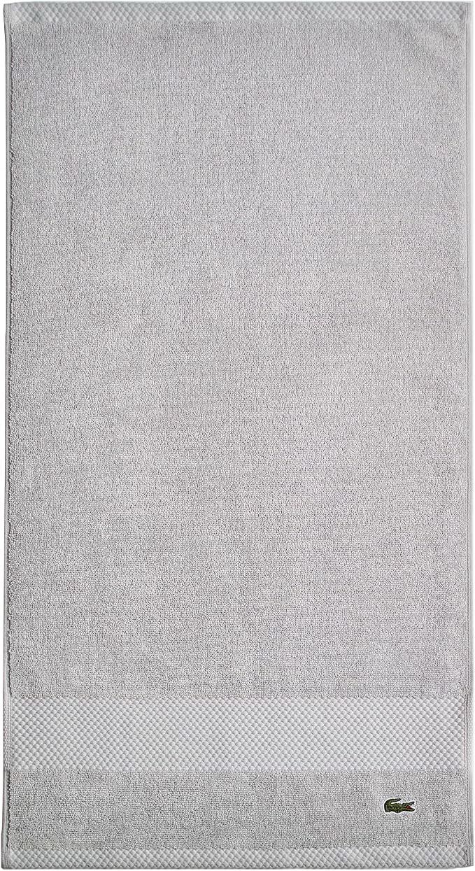 Lacoste Heritage 100% Supima Cotton Hand Towel 16" x 30", Micro Chip | Highly by Unknown