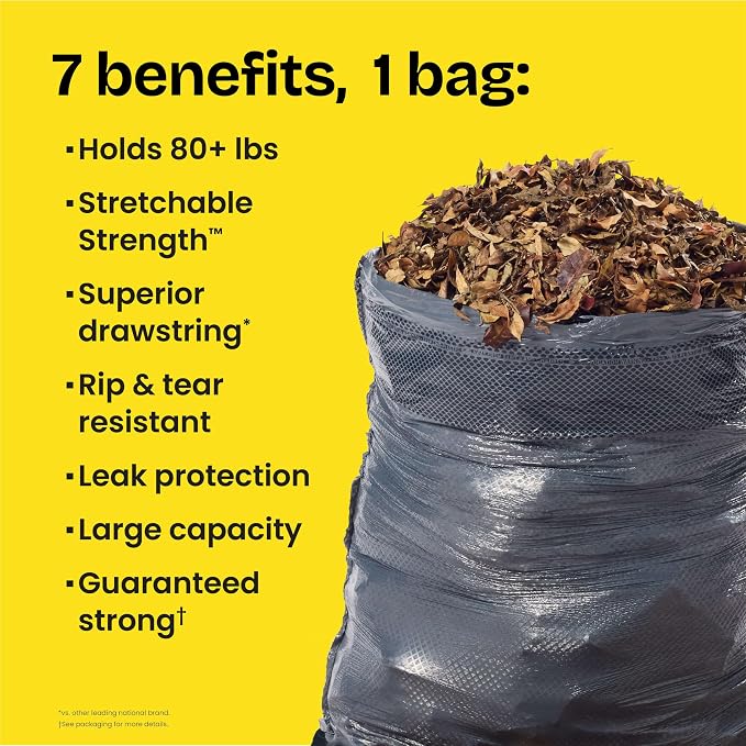 Glad ForceFlex Heavy Duty Trash Bags, Rip and Tear Resistant, Mountain Air - Image 2