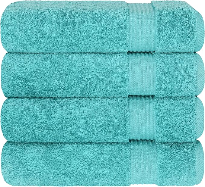 Cotton Paradise 4 Piece Turkish Bath Towels - Image 6