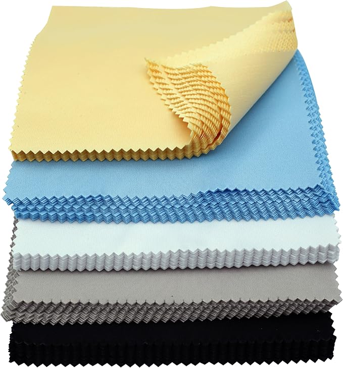 AAwipes Eyeglasses Cleaning Cloth Glasses Cloths 5.5"x5.5" 100pcs 5 Colors | - Image 2