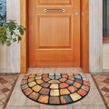 ubdyo Unique Design Door mat - Low Pile Front Doormat Outside Entrance for Efficient Dirt Trapping - All Weather Front Door Mat Indoor Entrance - Anti Slip Welcome Matt Outdoor - (36" x 24", Orange)