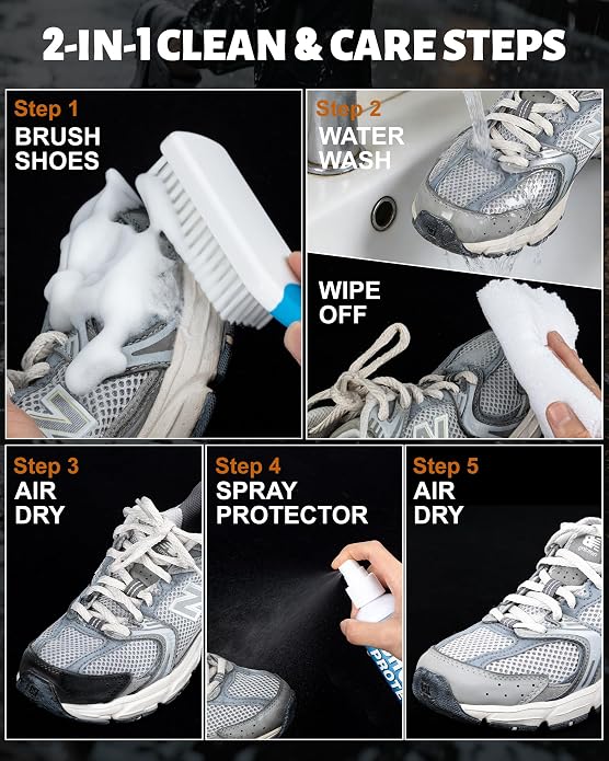 Jevvu Shoe Cleaner, Sneaker Cleaner Foam - Image 7
