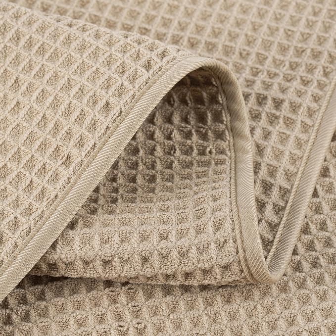 POLYTE 430 GSM Poly Blend Microfiber Quick Dry Waffle Hand Towel, 16x30 in | 4 - Image 5