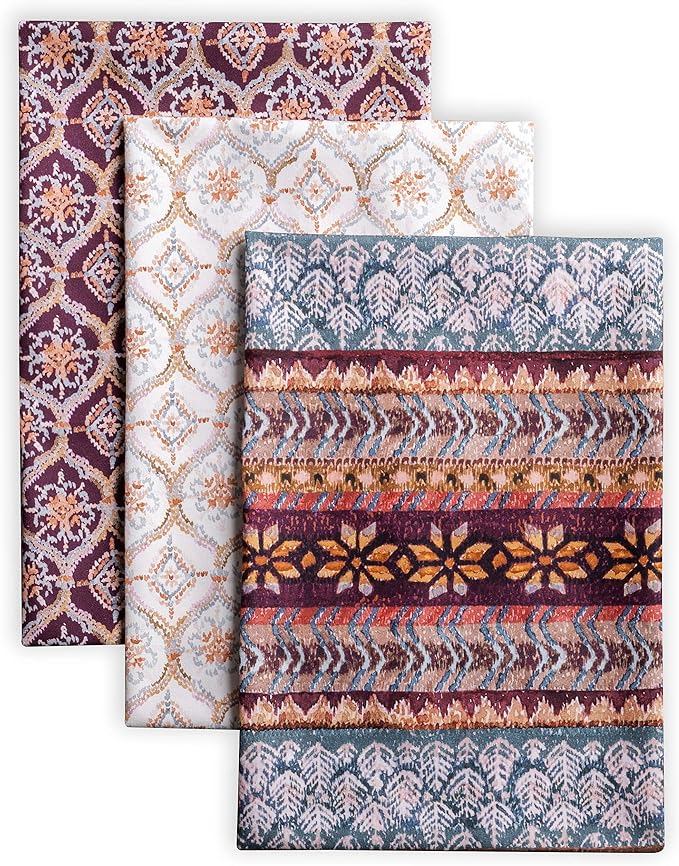 Maison d' Hermine Kitchen Towels Set of 3 Reusable 100% Cotton 27.50" x 20" by MaisondHermine