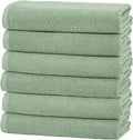 Great Bay Home 100% Cotton 6 Pack 26x16 Hand Towel Set by GreatBayHome