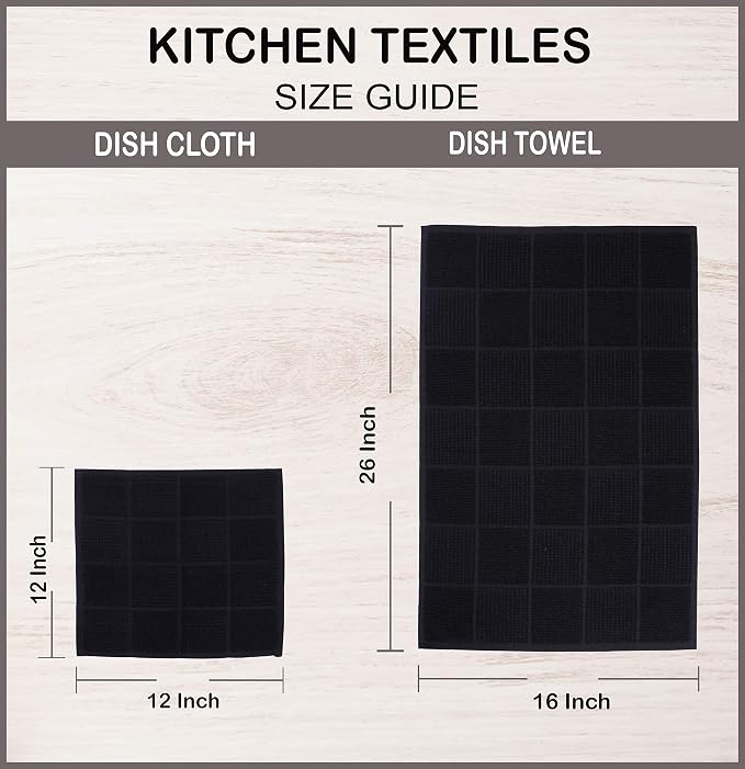 AMOUR INFINI Dish Cloths for Washing Dishes Set of 8 - Image 4