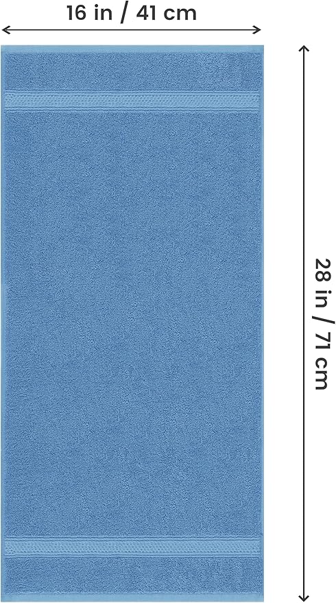 Utopia Towels 6 Pack Premium Hand Towels 16x28 in 600 GSM Electric Blue | - Image 2