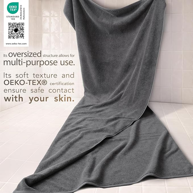 Cotton Paradise 100% Cotton Turkish Towel, Soft Absorbent Quick Dry, 40x80 - Image 3