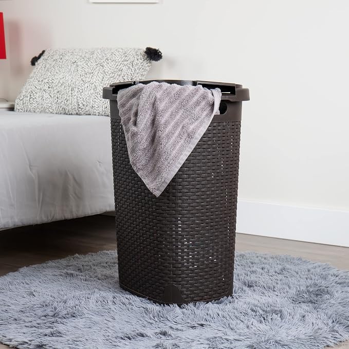 Mind Reader Slim Laundry Hamper - Image 2