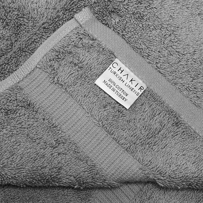 Chakir Turkish Linens 100% Cotton 6-Piece Towel Set, Oeko-Tex Certified: 2 Bath - Image 5