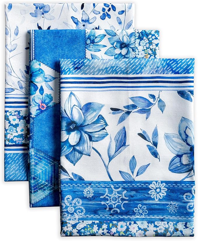 Maison d' Hermine Kitchen Towels Set of 3 Reusable 100% Cotton 27.50" x 20" by MaisondHermine