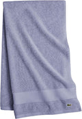 Lacoste Heritage 100% Supima Cotton Bath Sheet 35" x 70", Light Denim | Highly by Unknown